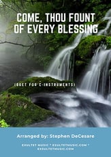 Come, Thou Fount Of Every Blessing (Duet for C-Instruments) P.O.D. cover